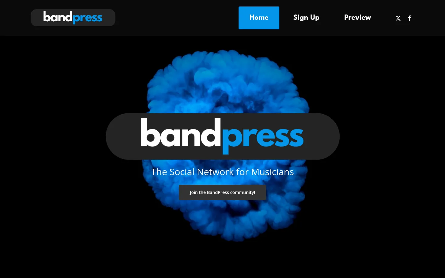 Bandpress screenshot